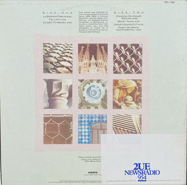 The Alan Parsons Project : Gaudi (LP, Album)