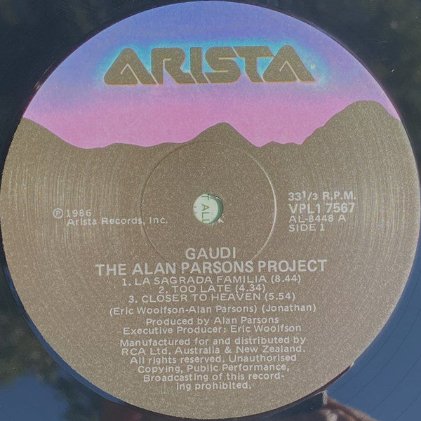 The Alan Parsons Project : Gaudi (LP, Album)