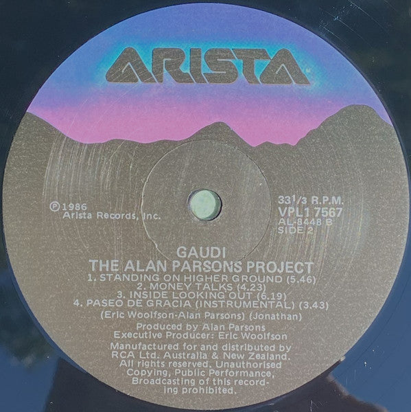 The Alan Parsons Project : Gaudi (LP, Album)