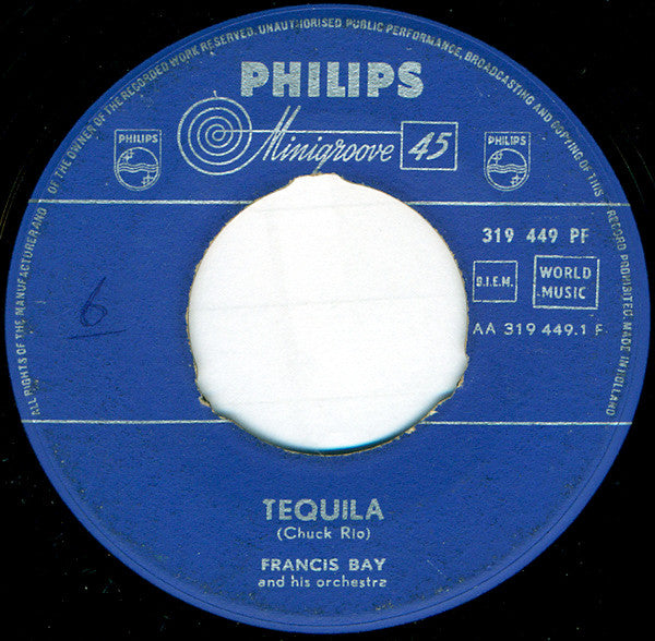 Francis Bay Et Son Orchestre : Tequila (7", Single)