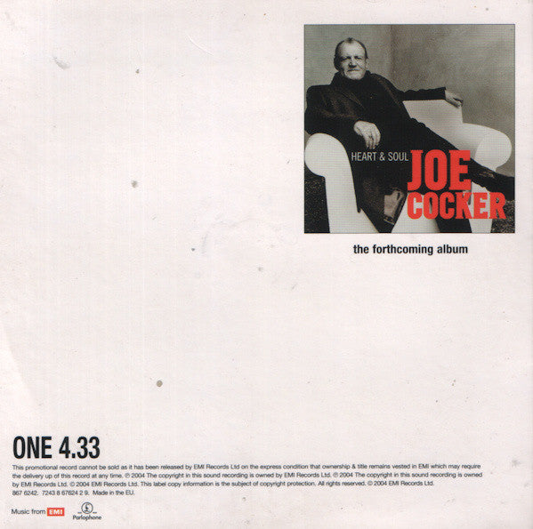 Joe Cocker : One (CD, Single, Promo)
