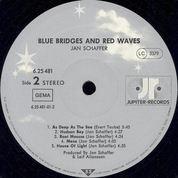 Janne Schaffer : Blue Bridges And Red Waves (LP)