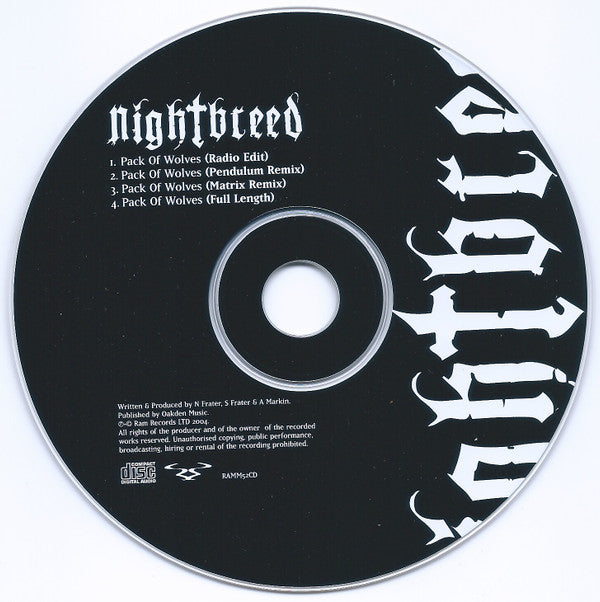 Nightbreed (3) : Pack Of Wolves (CD, Maxi)