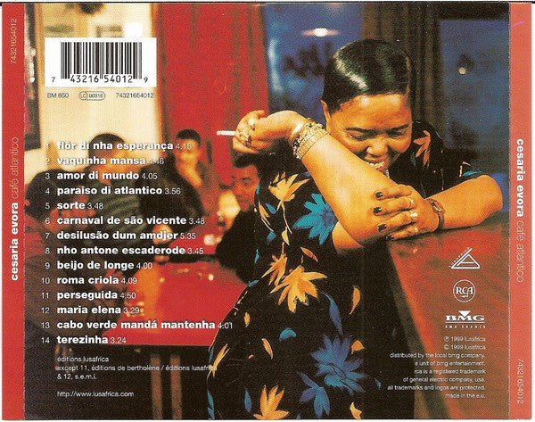 Cesaria Evora : Café Atlantico (CD, Album, RE)