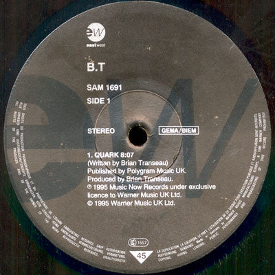 B.T* : Quark (12", S/Sided, Promo)