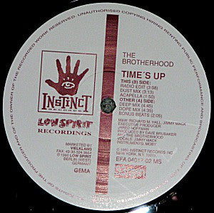 The Brotherhood (4) : Time's Up (12")