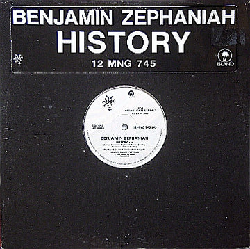 Benjamin Zephaniah : History (12", Promo)