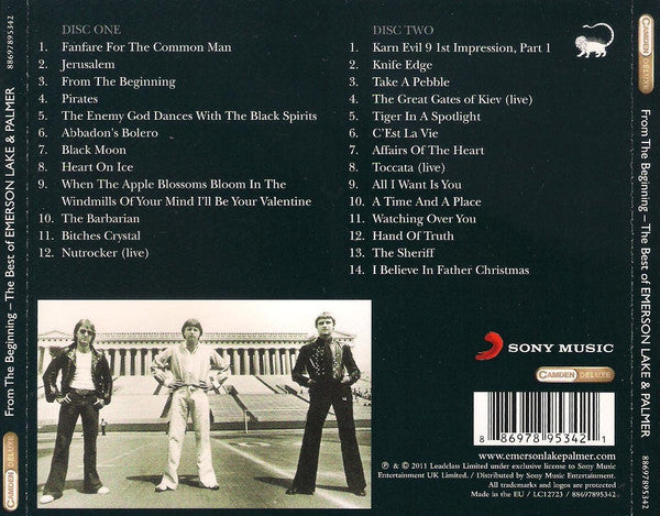 Emerson, Lake & Palmer : From The Beginning - The Best Of Emerson Lake & Palmer (2xCD, Comp)