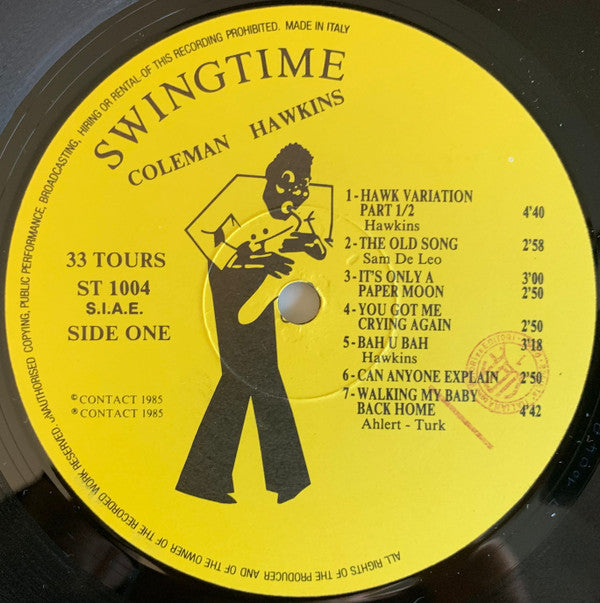 Coleman Hawkins : Hawk Variation Vol. 1 (LP, Comp)
