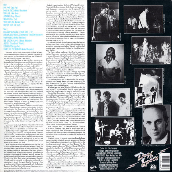 Various : Dogs In Space (Original Motion Picture Soundtrack) (LP, Comp)