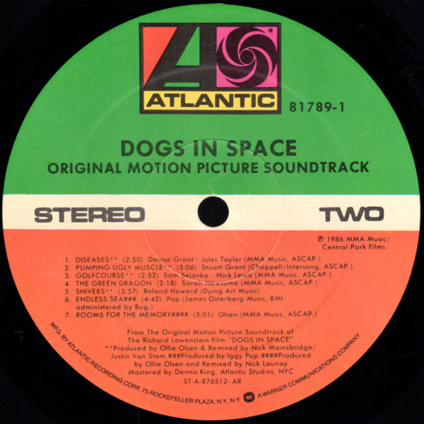 Various : Dogs In Space (Original Motion Picture Soundtrack) (LP, Comp)
