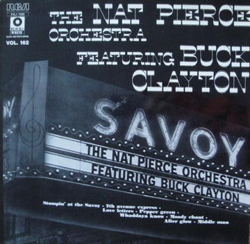 The Nat Pierce Orchestra Featuring Buck Clayton : Jam Session At The Savoy (LP, RE)