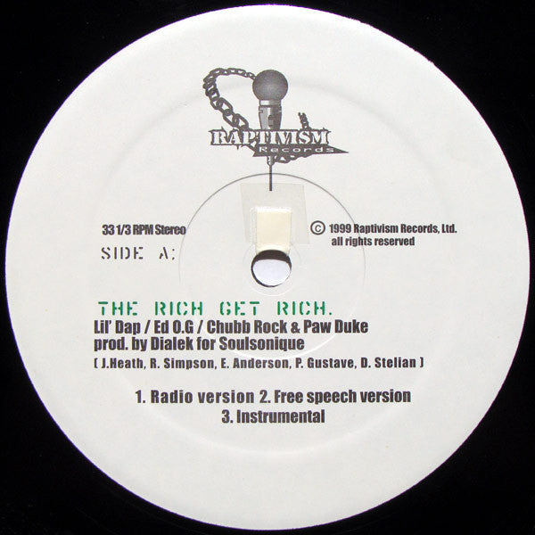 Various : No More Prisons (The Rich Get Rich / California Mindstate) (12")