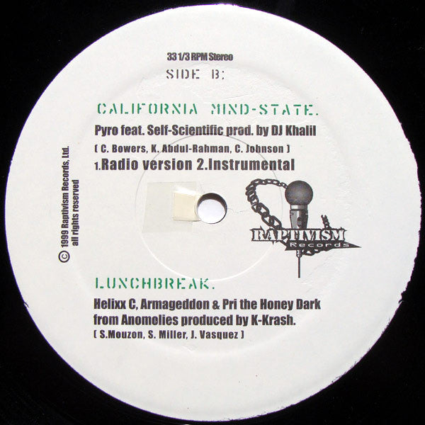 Various : No More Prisons (The Rich Get Rich / California Mindstate) (12")