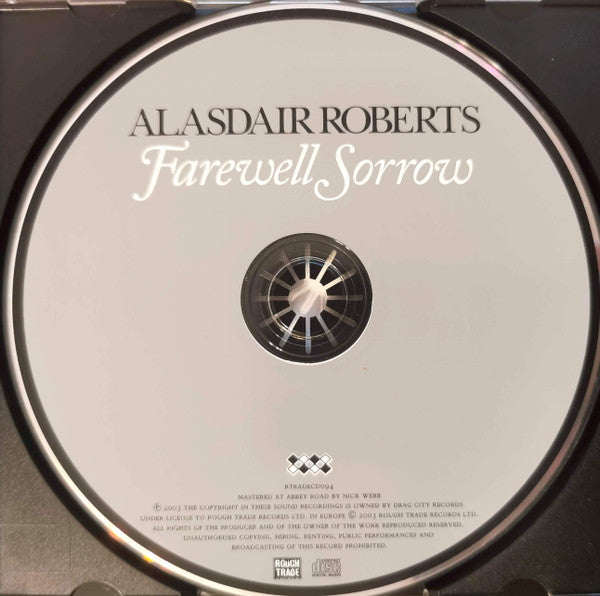 Alasdair Roberts : Farewell Sorrow (CD, Album)