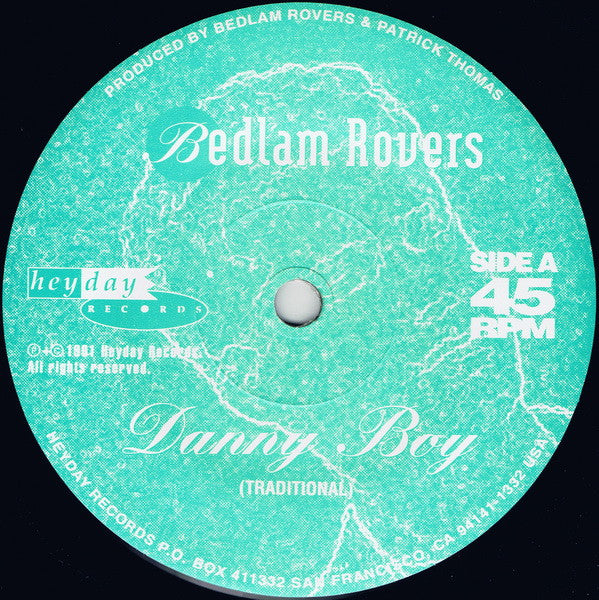 Bedlam Rovers : Danny Boy (7", Single)