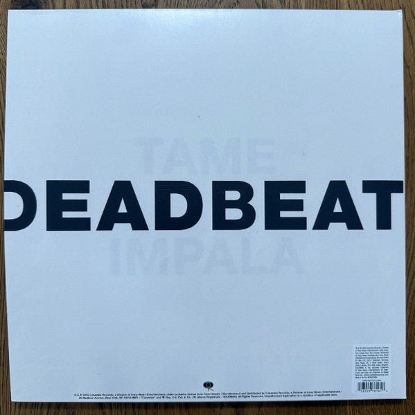 Tame Impala : Deadbeat (2xLP, Album, Cok)