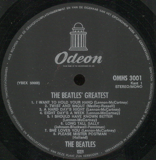 The Beatles : Beatles' Greatest (LP, Comp)