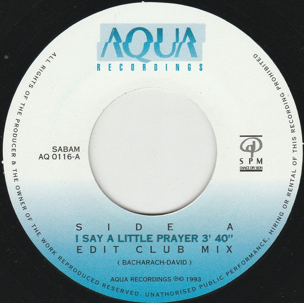 David Michael Johnson : I Say A Little Prayer (7", Single)