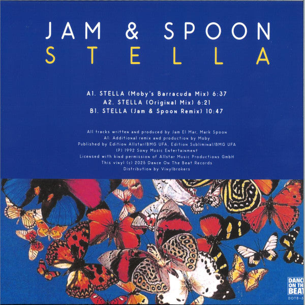Jam & Spoon : Stella (12", Blu)