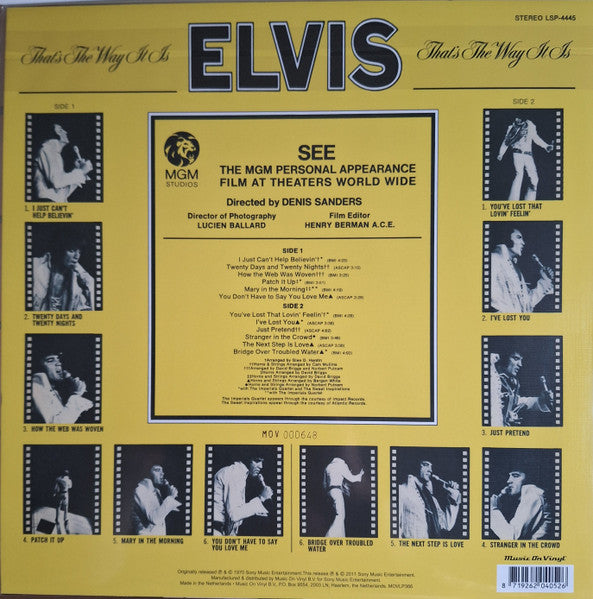Elvis* : That's The Way It Is (LP, Album, Ltd, Num, RE, 180)