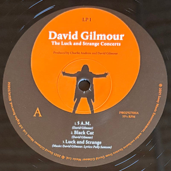 David Gilmour : The Luck And Strange Concerts (4xLP, Album + Box)