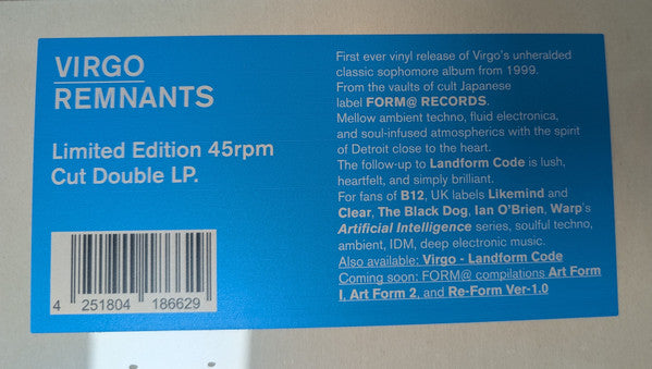 Virgo (4) : Remnants (2xLP, Ltd, RE)