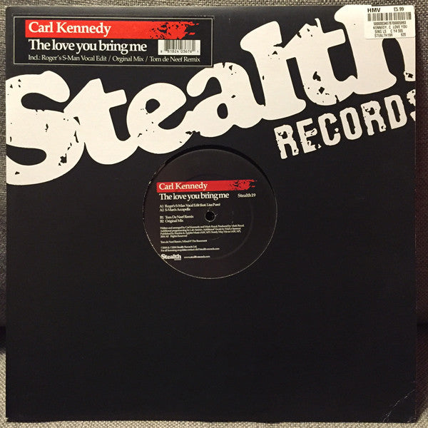 Carl Kennedy : The Love You Bring Me (12")