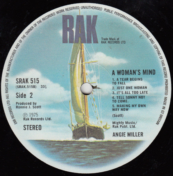 Angie Miller : A Woman's Mind (LP, Album)