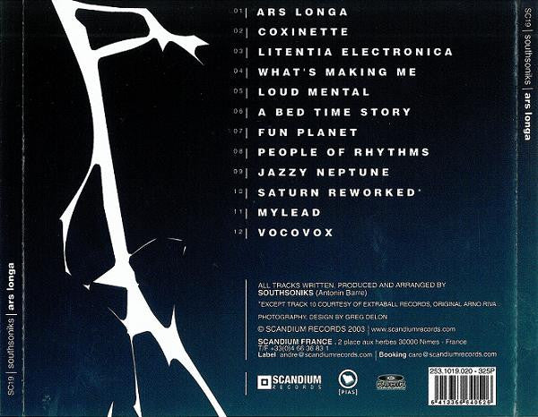 Southsoniks : Ars Longa (CD, Album)