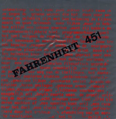 Fahrenheit 451 (2) : Fahrenheit 451 (Flexi, 5½", S/Sided, Cle)