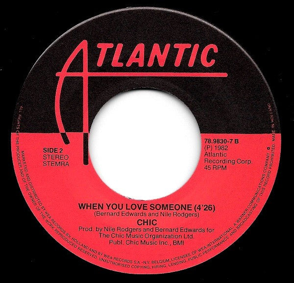 Chic : I Feel Your Love Comin' On (7", Single)