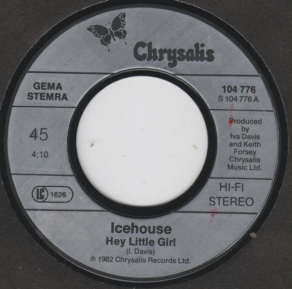 Icehouse : Hey' Little Girl (7", Single)