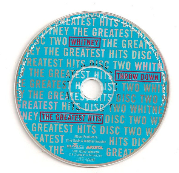 Whitney Houston : The Greatest Hits (2xCD, Comp, Fat)