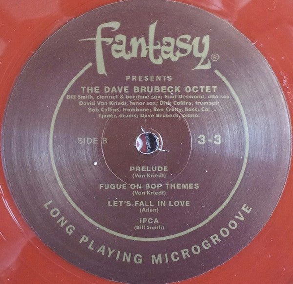 The Dave Brubeck Octet : Distinctive Rhythm Instrumentals (10", Album, RSD, RE, Red)
