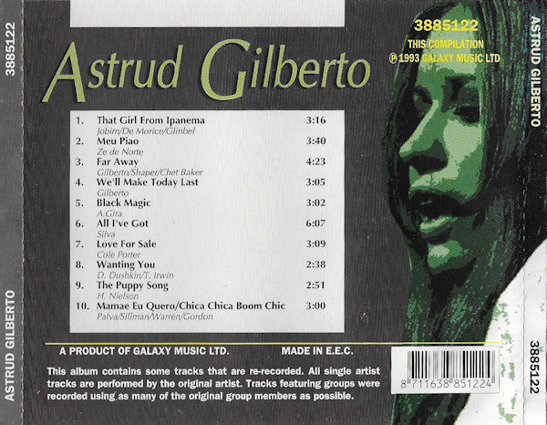 Astrud Gilberto : The Girl From Ipanema (CD, Album, RE)