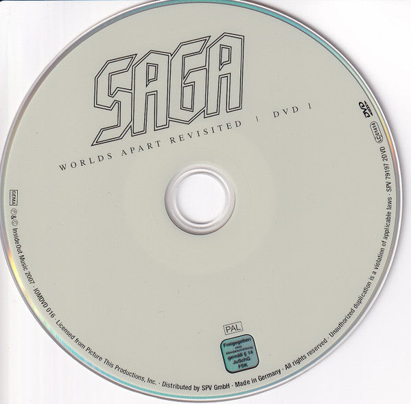 Saga (3) : Worlds Apart Revisited (DVD-V, Multichannel, PAL + DVD-V, Multichannel, NT)