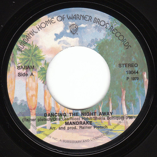 Mandrake (6) : Dancing The Night Away (7", Single)