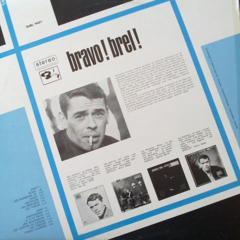 Jacques Brel : Bravo! Brel! (LP, Comp)