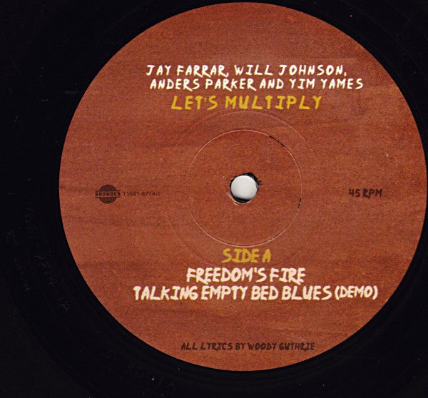 Jay Farrar, Will Johnson, Anders Parker And Yim Yames* : Let's Multiply (10", RSD, Ltd)