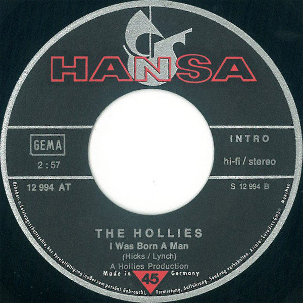The Hollies : The Day That Curly Billy Shot Down Crazy Sam McGee (7", Single)