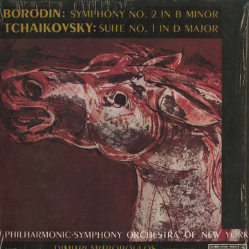 Alexander Borodin, Pyotr Ilyich Tchaikovsky, Philharmonic-Symphony Orchestra Of New York, Dimitri Mitropoulos : Symphony No. 2 In B Minor - Suite No. 1 In D Major (LP, RE)