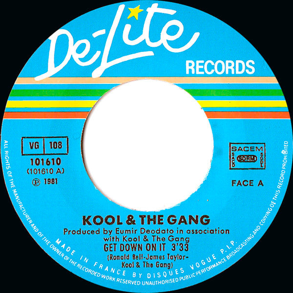 Kool & The Gang : Get Down On It (7", Single)