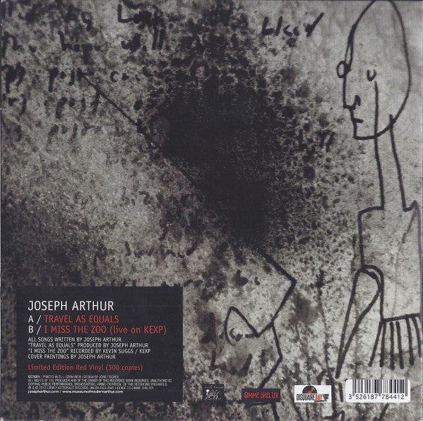 Joseph Arthur : Travel As Equals (7", RSD, Red)