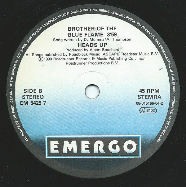 Heads Up : Corny Style Pizza (7")