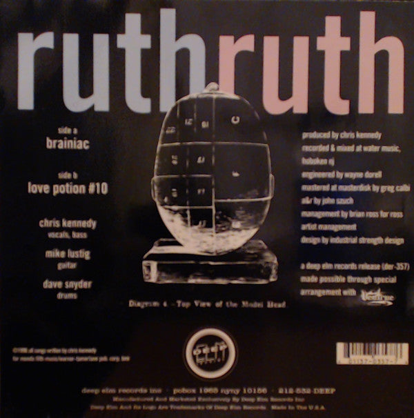 Ruth Ruth : Brainiac (7", Ltd, Pin)