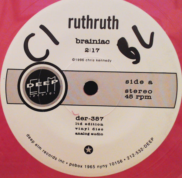 Ruth Ruth : Brainiac (7", Ltd, Pin)