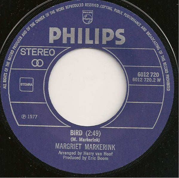 Margriet Markerink : Crazy Life / Bird (7", Single)