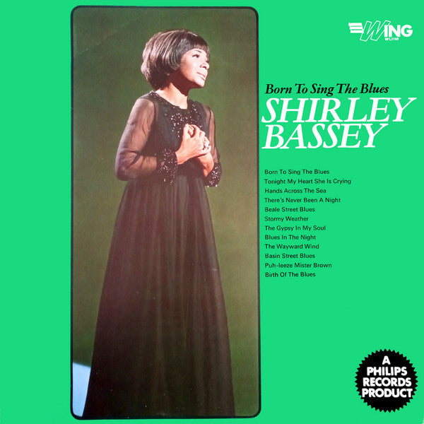 Shirley Bassey : Born To Sing The Blues (LP, Comp, RE)