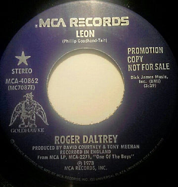 Roger Daltrey : Leon (7", Promo)